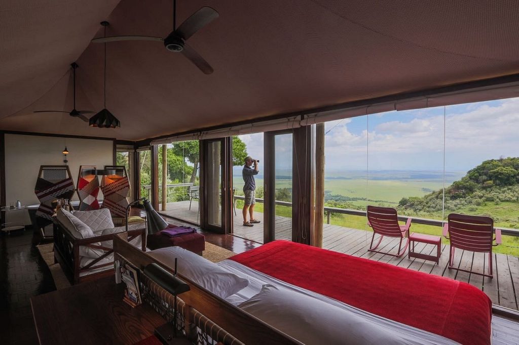Angama Mara luxury room interior